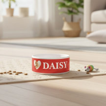 Personalized dog bowl with pet's photo + name Pers