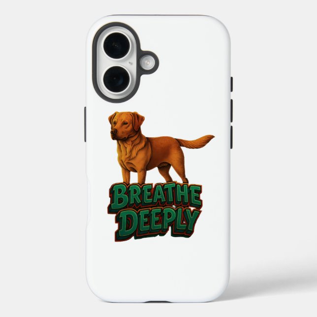 Personalized dog breed phone case for iPhone (Rückseite)