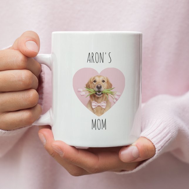 Personalized Dog Mom Mug with Photo | Custom Pet  Kaffeetasse (Von Creator hochgeladen)