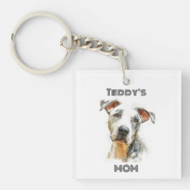 Personalized Dog Mom Photo Keychain | Custom Gift Schlüsselanhänger