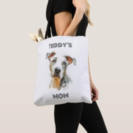 Personalized Dog Mom Photo Tote Bag | Custom Gift Tasche