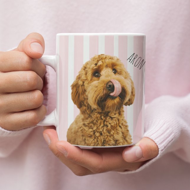 Personalized Dog Photo Pet Lover Gift Kaffeetasse (Von Creator hochgeladen)