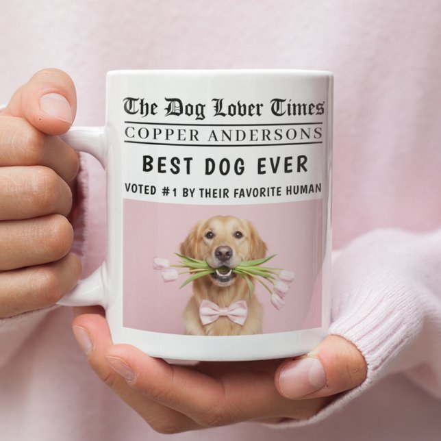 Personalized Dog Photo Valentine Gifts  Custom  Kaffeetasse (Von Creator hochgeladen)