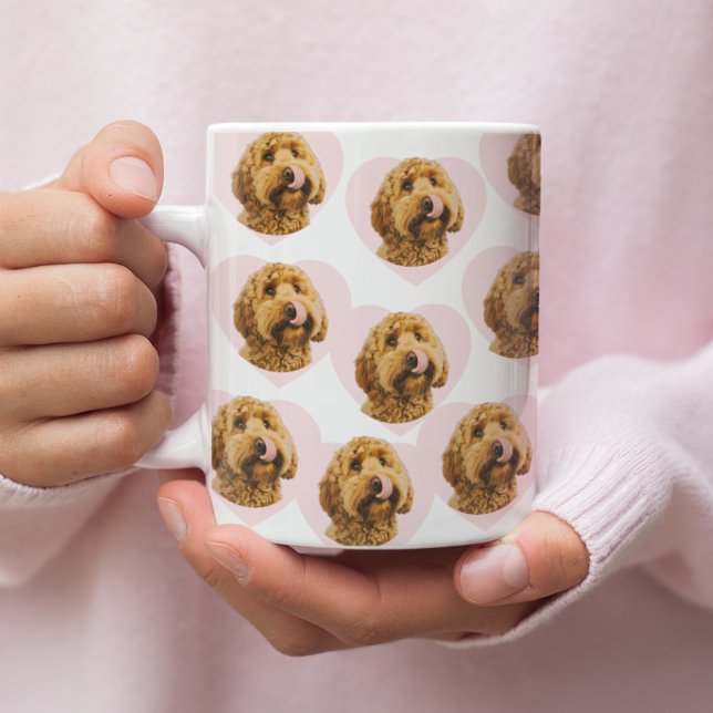 Personalized Dog Photo Valentine Mug | Custom Pet  Kaffeetasse (Von Creator hochgeladen)