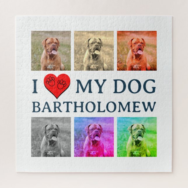 Personalized Dog Pop Art Pet Lover Gift (Vertikal)