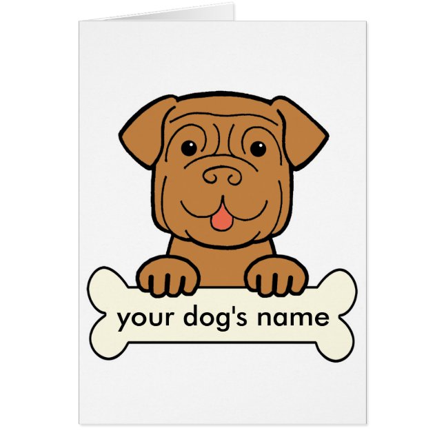 Personalized Dogue de Bordeaux (Vorne)