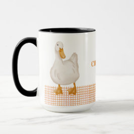 Personalized Duck – Cute Farm Animal Design Tasse