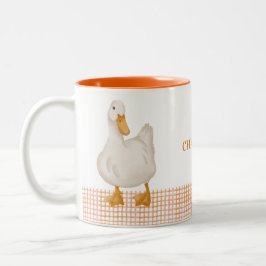 Personalized Duck Mug – Cute Farm Animal Design wi