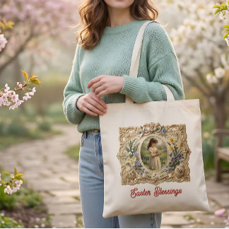 Personalized Easter Blessings Tote Bag Tragetasche