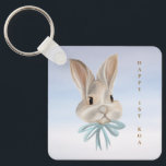 Personalized Easter Bunny Keychain Schlüsselanhänger<br><div class="desc">Carry a little charm wherever you go with this Personalized Bunny Keychain. Featuring an adorable bunny design in soft pastel tones, this keychain makes a sweet and thoughtful favour for baby showers, birthdays, Easter celebrations, or spring-themed events. Customize the text with a name, date, or special message to create a...</div>