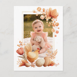Personalized Easter Card from Grandpa to Grandma Feiertagspostkarte