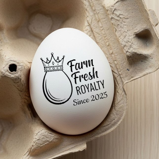 Personalized Egg Stamp - Custom Fresh Egg Stamp  Gummistempel (Von Creator hochgeladen)