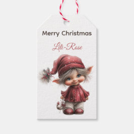 Personalized Elf Gift Tags | North Pole Christmas Geschenkanhänger