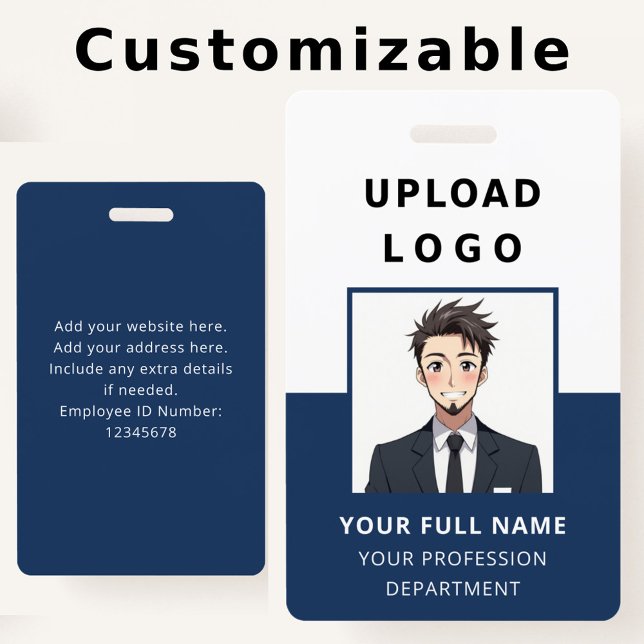 Personalized Employee Photo ID Company Security Ausweis (Von Creator hochgeladen)