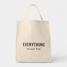 Personalized Everything Reusable Grocery Tote Bag Tragetasche