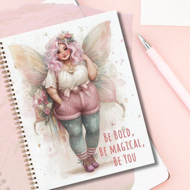 Personalized Fairy Art Journal – Be Bold Be You Notizbuch (Von Creator hochgeladen)