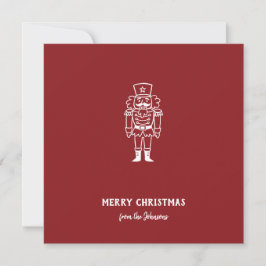 Personalized Family Name Merry Christmas Prince Karte