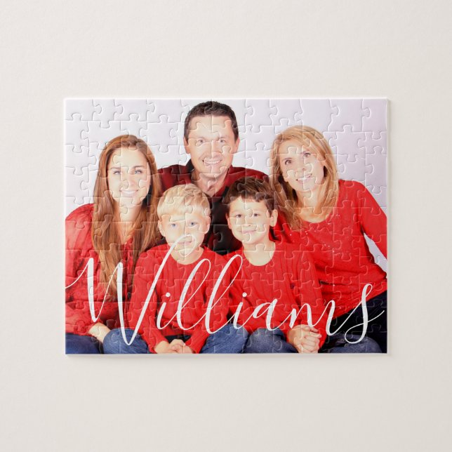 Personalized Family Name Photo (Horizontal)
