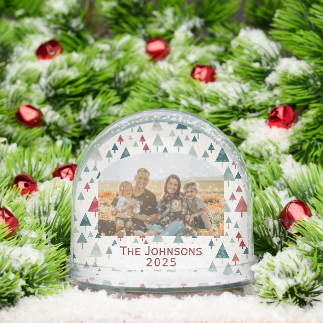 Personalized Family Photo Christmas Trees (Noël)
