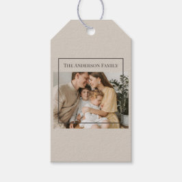 Personalized Family Photo | Custom Family Name Geschenkanhänger