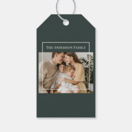Personalized Family Photo | Custom Family Name Geschenkanhänger