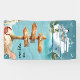 Personalized Family Ports Sign Cruise Door Banner