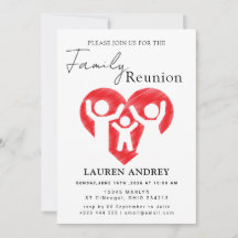 Personalized Family Reunion Party Invitation