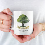 Personalized Family Reunion Tree Keepsake Name Zweifarbige Tasse<br><div class="desc">Featuring a watercolor tree,  this cute minimalist family reunion personalized mug template is easy to customize and ready to add your yearly family gathering details this year. You can click the "Personalize" button to add your reunion event.</div>