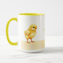 Personalized Farm Animal Mug – Cute Chick Design