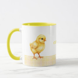Personalized Farm Animal Mug – Cute Chick Design Tasse