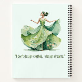 Personalized Fashion Sketch Book Notizbuch