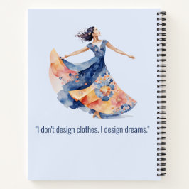 Personalized Fashion Sketch Book Notizbuch