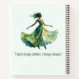 Personalized Fashion Sketch Book Notizbuch