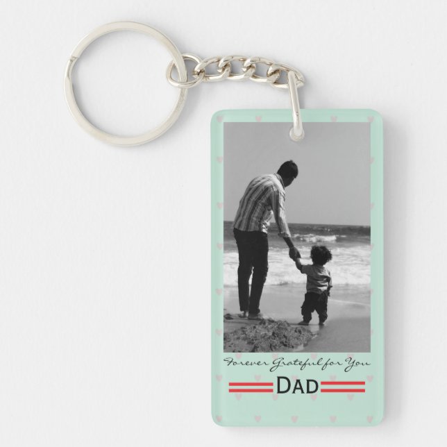 Personalized Father’s Day Photo Keychain (Devant)