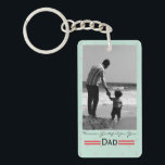 Personalized Father’s Day Photo Keychain Schlüsselanhänger<br><div class="desc">Celebrate Dad with a meaningful keepsake with this Personalized Father’s Day Photo Keychain. This custom keychain allows you to add your favorite photo and create a special gift that Dad can carry with him every day. Whether it’s a cherished family picture, a photo with the kids, or a memorable moment...</div>