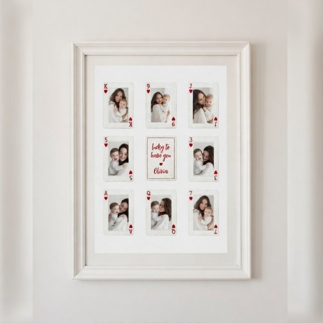 Personalized First Mother’s Day Photo Collage  Poster (Von Creator hochgeladen)