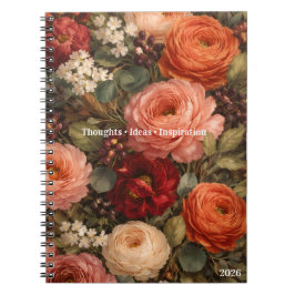 Personalized Floral Botanical Journal Women's Day Notizblock