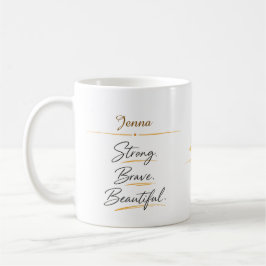 Personalized Floral Botanical Women's Day Coffee Kaffeetasse