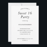 Personalized Floral Pink Sweet 16 Party Invitation Einladung<br><div class="desc">Personalized Floral Pink Sweet 16 Party Invitation</div>