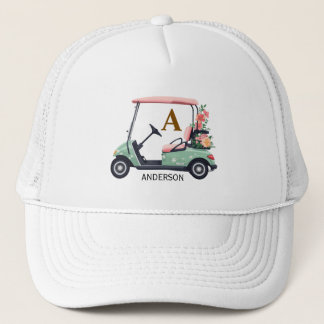 Personalized Folar Golf Club Name Trucker Hat  Truckerkappe