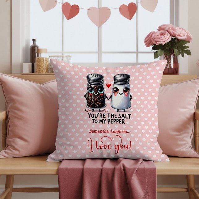 Personalized Food Couple Pun Valentine Pillow Kissen (Personalized Food Couple Pun Valentine Pillow

)