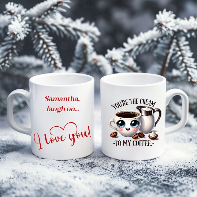 Personalized Food Pun Mug Cute I Love You Gift Kaffeetasse (Personalized Food Pun Mug Cute I Love You Gift)