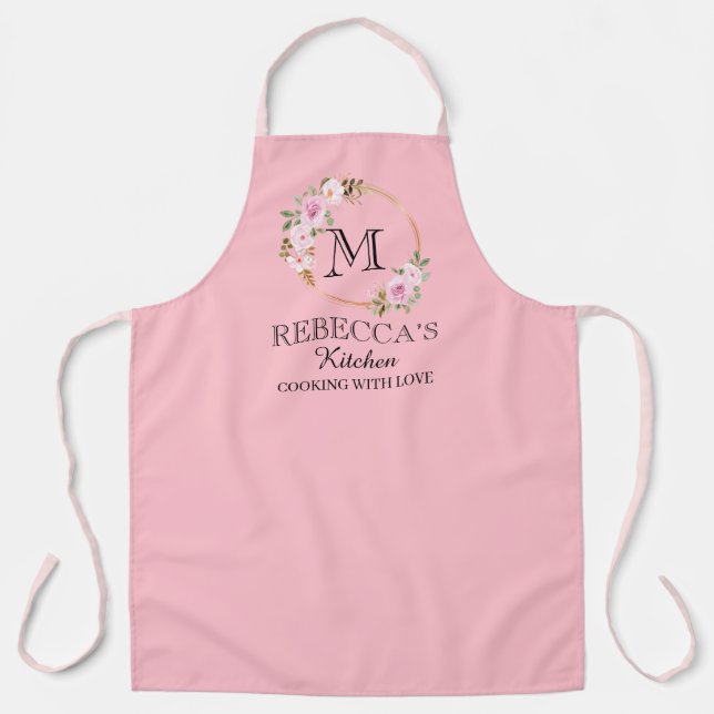 Personalized for Women Custom Family Cooking Gift  Schürze (Vorderseite)