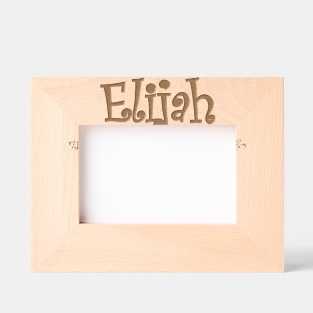 Personalized Foto frame Elijah / Bilderrahmen Geätzte Rahmen (Vorderseite)