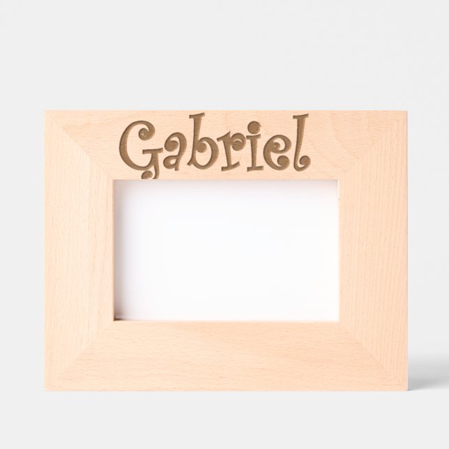 Personalized Foto frame / Foto-Rahmen Gabriel Geätzte Rahmen (Vorderseite)