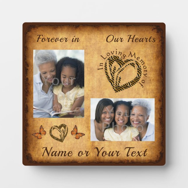 Personalized Foto von Cheap Memorial Platten Fotoplatte (Vorderseite)
