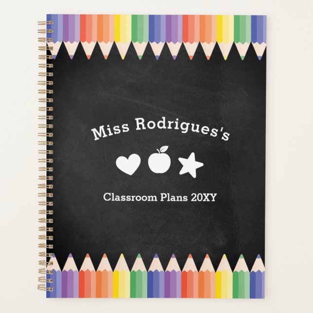 Personalized Fun Colorful Teacher Classroom (Devant)