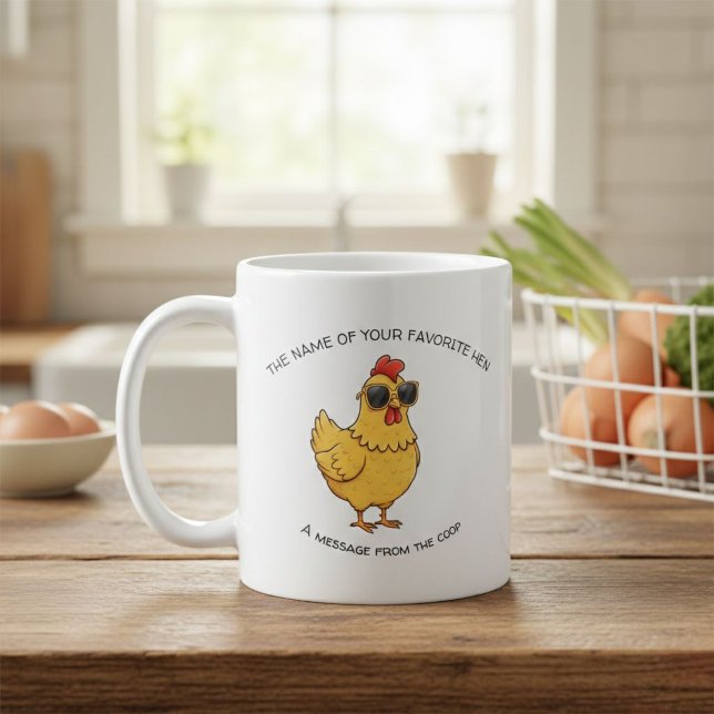Personalized  funny Farmhouse Coffee Cup  Kaffeetasse (Von Creator hochgeladen)