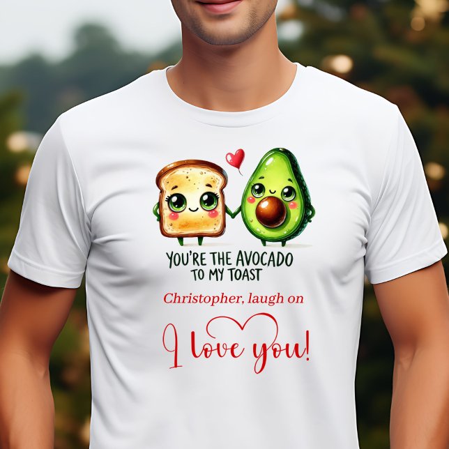 Personalized Funny Food Valentine T-Shirt Gift  (Personalized Funny Food Valentine T-Shirt Gift for Him)
