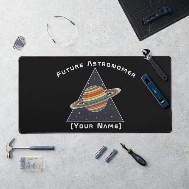 Personalized Future Astronomer Desk Mat Schreibtischunterlage (Arbeitsplatz)
